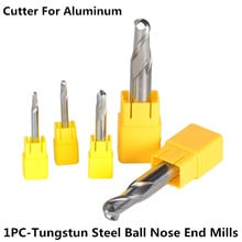 R1.5,R2.0,R3.0,R6.0 Tungsten Steel End Mills Ball Nose Head Milling Cutters HRC55 Spiral Bit Milling Cutter Tools Router bits 2024 - buy cheap