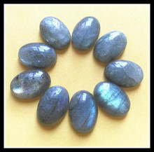 10pcs Nature Labradorite Stone Cabochons Beads accessories jewelry 10x14mm 12x16mm 13x18mm 15x20mm 18x25mm oval shape no hole 2024 - buy cheap