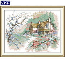 NKF The Run of The Country Stamped Cross Stitch Patterns DIY Kit Needlework Embroidery Sets Chinese Cross Stitch for Home Decor 2024 - buy cheap