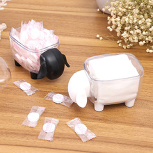 Creative Dust-proof Mini Cute Sheep Plastic Cotton Swab Storage Box Household Clip Container Cosmetic Holder Desktop Organizer 2024 - buy cheap