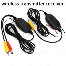 Best Quality for sale 2.4G Wireless RCA Video Transmitter Receiver Kit for Car DVD Monitor Rear View Camera Reverse Backup 2024 - buy cheap