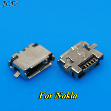 JCD 5шт микро USB разъем для Nokia e7 X2 Lumia 822 N822 E7 E7-00 lumia 822 зарядное устройство разъём для зарядки разъём док-станции 2024 - купить недорого