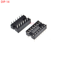 20PCS DIP14 IC SOCKET DIP CHIP TEST HOLDER Adaptor 14 PIN dip-14 DIP 14PIN 14p 2.54MM PITCH CONNECTOR 2024 - buy cheap