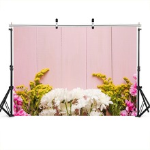 Flower Board Photography Backdrop for Photograph Accessories Child Baby Shower Kids Vinyl Cloth Photo Background Photo Booth 2024 - buy cheap