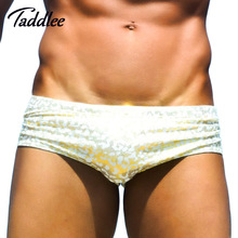 Бренд Taddlee, новинка 2017, мужские плавающие костюмы, одежда для плавания, плавки-боксеры, сексуальные мужские плавки с низкой талией, Плавки бикини для геев, для серфинга, бордшорты 2024 - купить недорого