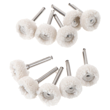 10Pcs/Set Dental Polishing Wheel Wool Cotton Polishing Polisher Prophy Brushes Polishers for Rotary Tools Buffing 2024 - compre barato