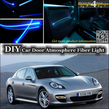 interior Ambient Light Tuning Atmosphere Fiber Optic Band Lights For Porsche Panamera 970 Inside Door Panel illumination Tuning 2024 - buy cheap