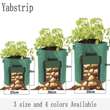 Мешок для выращивания растений, для домашнего сада, картофеля, теплицы, для посадки овощей, увлажняющий, вертикальный, садовые мешки для выращивания, горшок для рассады 2024 - купить недорого