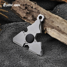 Карманный инструмент EDC Gear 420 из нержавеющей стали, карманный набор для выживания на природе, кемпинга, Открыватель ключей, портативный инструмент, отвертка, брелок для ключей 2024 - купить недорого