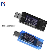 Voltmeter 8 In1 USB Tester QC2.0 3.0 4-30V Electrical Power USB Capacity Voltage Tester Current Meter Monitor Voltmeter Ammeter 2024 - buy cheap