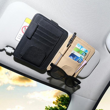 1x Car Glasses Holder Clip Visor Storage holder Bag For Hyundai solaris accent i30 ix35 i20 elantra santa fe tucson getz 2024 - buy cheap