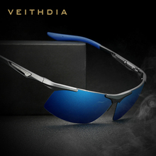 VEITHDIA-gafas de sol polarizadas para hombre, aluminio y magnesio masculinas de lentes de sol, con revestimiento de espejo, accesorios para gafas masculinas, 6562 2024 - compra barato