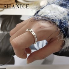 SHANICE S925 Sterling Silver Irregular Open Rings for Women Engagement Ring anillos plata 925 para mujer anel bague 2024 - buy cheap