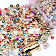 100pcs 4mm 5mm 6mm Many Colors Half Round Pearls Metal Rhinestone DIY Nail Art Nail Beads Beauty Glitter Decoration 2024 - buy cheap