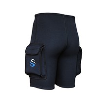 SLINX 3mm Neoprene Wetsuit Tech Shorts Snorkeling Scuba Diving Equipment Surfing Trunks Submersible Pocket Pants Black 2024 - buy cheap