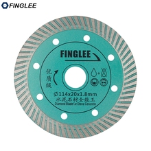 FINGLEE 1Pc 4.5 inch Dry Cutting Disc, Diamond Saw Blade for Concrete,Stone,Marble,Granite,Ceramic Tile,Thickness 1.8 mm 2024 - buy cheap