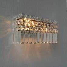 Modern luxury K9 crystal wall lamp home fixture bedroom lamp aisle corridor indoor wall lights kitchen lighting E14 LED Arandela 2024 - buy cheap