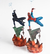 Дисней Марвел, Мстители, Человек-паук 29 см фигурка осанки коллекция украшений аниме фигурка игрушка модель для детей подарок 2024 - купить недорого