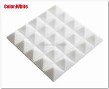 High Quality Brand New white acoustic foam acoustic foam acoustic foam panels acoustic foam white in stock 12pcs size 50*50*8cm 2024 - buy cheap