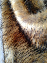 High-grade faux fur,imitation raccoon plush fabric,clothing shoes cap wool collar fabric,80cm*20cm/PCS 2024 - buy cheap