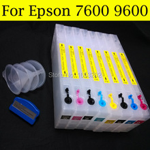 High Capacity Refill Ink Cartridge For Epson 7600/9600 Cartridge C13T544100-C13T544800 For Epson Printer 9600 2024 - buy cheap