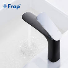 Frap New Basin Faucets Modern Bathroom Tap Brass Washbasin Faucet Single Handle Hot and Cold Water Black Water Mixer Y10038 2024 - buy cheap
