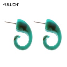 YULUCH 2019 New Design Fashion 6 Colors  Stud Earings Boho Trendy Red Hanging Earrings For Women Lady Jewelry Accessories 2024 - buy cheap