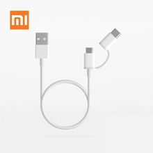Xiaomi-Cables 2 en 1 Micro USB tipo C, Cargador rápido de datos, tipo C, para Xiaomi y Huawei 2024 - compra barato