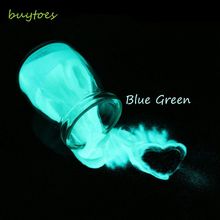 BUYTOES  50g blue green glow powder Luminous phosphor Pigment for DIY Paint Print ,Glow in dark Powder Dust for DIY nail polish 2024 - buy cheap