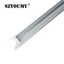 SZYOUMY Sale T8 V-Shaped Led Tube Lights 4FT 24Watts 1.2m Integrated Cooler Door Led Fluorescent tube light Double Glow lighting 2024 - buy cheap