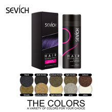 25g SEVICH Hair Loss Hair Building Fibers Keratin Hair Fiber Concealer Spray Applicator Powder Extension Blender Refill 10colors 2024 - buy cheap