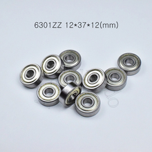 Bearing 1pcs 6301ZZ 12*37*12(mm) chrome steel Metal Sealed High speed Mechanical equipment parts 2024 - buy cheap