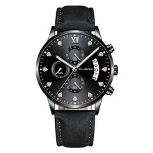 Men Watches Fashion Leather Strap Analog Quartz Wrist Watch Luxury Military Sport Men Watch Male Clock Gift Relogio Masculino `C 2024 - buy cheap