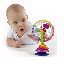 Brinquedos moinho de vento para bebês, brinquedos educativos giratórios em três cores para recém-nascidos, brinquedos para aprendizado do bebê de 0-12 meses 2024 - compre barato