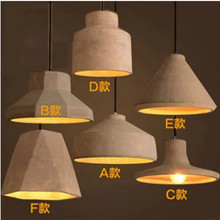 Nordic Retro Industria Cement Pendant Lights personalized Bar/Cafe/Dining room/Bedside hanging lights Modern simple Pendant lamp 2024 - buy cheap