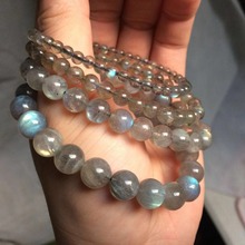 rainbow labradorite stone beads bracelet natural gemstone bracelet for woman for gift wholesale ! 2024 - buy cheap