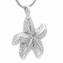 K10039 Trendy Starfish Cremation Jewelry for Ashes - Stainless Steel Holder Urn Necklace Memorial Keepsake Pendant for Men Women 2024 - buy cheap