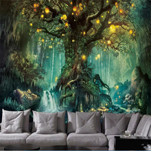 beibehang mural Custom high-end aesthetic fantasy forest wishing tree 3d wallpaper living room walls wallpaper for walls 3 d 2024 - buy cheap