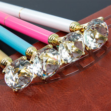 1 peças de Cristal Bonito Caneta Esferográfica Criativo Diamante Canetas para Escrever Escritório Papelaria Escolar Suprimentos 2024 - compre barato