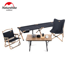 Naturehike cadeira portátil de acampamento, cadeira dobrável de mesa multiuso para atividades ao ar livre, cama militar e pesca 2024 - compre barato