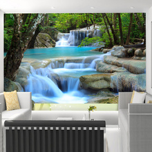 Custom 3D Stereoscopic Photo Wallpaper Bedroom Living Room Sofa TV Background Wallpaper Non-woven Wallpaper Nature Landscape 2024 - buy cheap