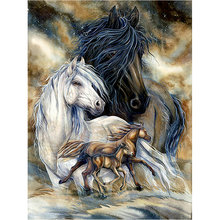 5D diamond embroidery Animal horse full diamond painting cross stitch crystal square diamond art decorative diy mosaic puzzle 2024 - buy cheap