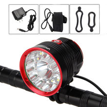 Brilho 30000lm 14x xml t6 led cabeça bycicle bicicleta luz tocha lâmpada + 16000mah ch 2024 - compre barato