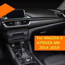 For MAZDA 6 ATENZA M6 2014-2019 carbon fiber Automotive interior dedicated Patch during control dashboard Full set Accessorie 2024 - buy cheap