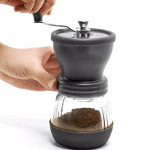 Manual do moedor de café portátil mão máquina de café lavável manual rebarbas moedor de grãos de café cerâmica núcleo casa & cozinha 2024 - compre barato