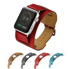 Ремешок из натуральной кожи для apple watch 5, ремешок 44 мм, 40 мм, браслет pulseira correa, apple watch 42 мм, 38 мм, iwatch series 5, 4, 3, 44 мм 2024 - купить недорого