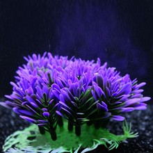 2 sets Artificial Purple Grass Plastic Plant Underwater Water Grass For Fish Tank Aquarium Decorations Cute Flower Lawn New Year 2024 - buy cheap