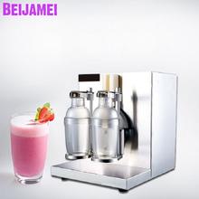 BEIJAMEI Double Head Electric Milk Tea Shaker Blender Machine 110V 220V drink juice milk shake shaker machine 2024 - buy cheap