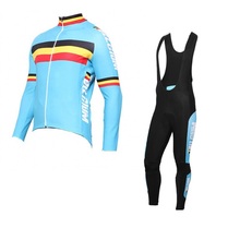 Camisa de manga longa para ciclismo, roupa respirável da equipe primavera bélgica com bandeira belga para andar de bicicleta mtb, roupa para ciclismo com almofada em gel 2024 - compre barato