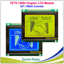 2.7" 78X70MM 12864 128*64 Graphic Matrix LCD Module Display Screen LCM with T6963C/RA6963 Controller in Industry Grade 2024 - buy cheap